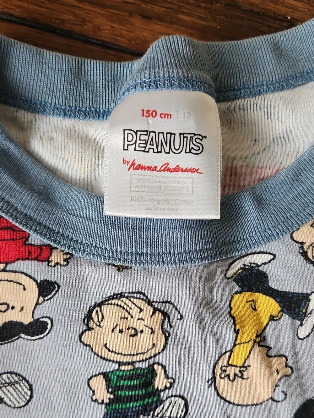 Hanna Andersson Peanuts Pajama Set Size 12